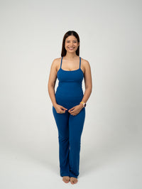 Yoga Flare Legging - Berlin Blue